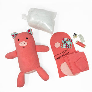 WOODLAND PIG - DIY Sewing Kit by Mr. Sogs