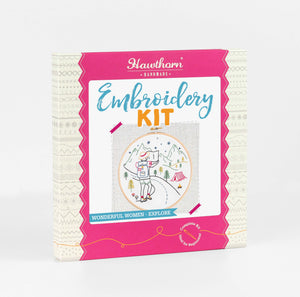 Wonderful Women - Explore - Embroidery Kit by Hawthorn Handmade