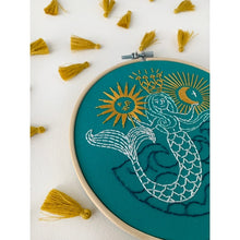 Load image into Gallery viewer, Mermaid Embroidery Kit