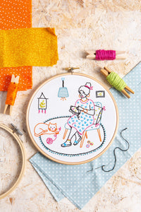 Wonderful Women - Relax - Embroidery Kit by Hawthorn Handmade