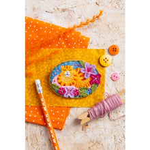 Load image into Gallery viewer, Ginger Cat Brooch Felt Kit by Hawthorn Handmade