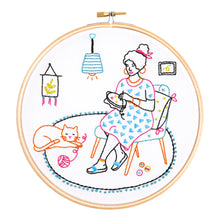 Load image into Gallery viewer, Wonderful Women - Relax - Embroidery Kit by Hawthorn Handmade