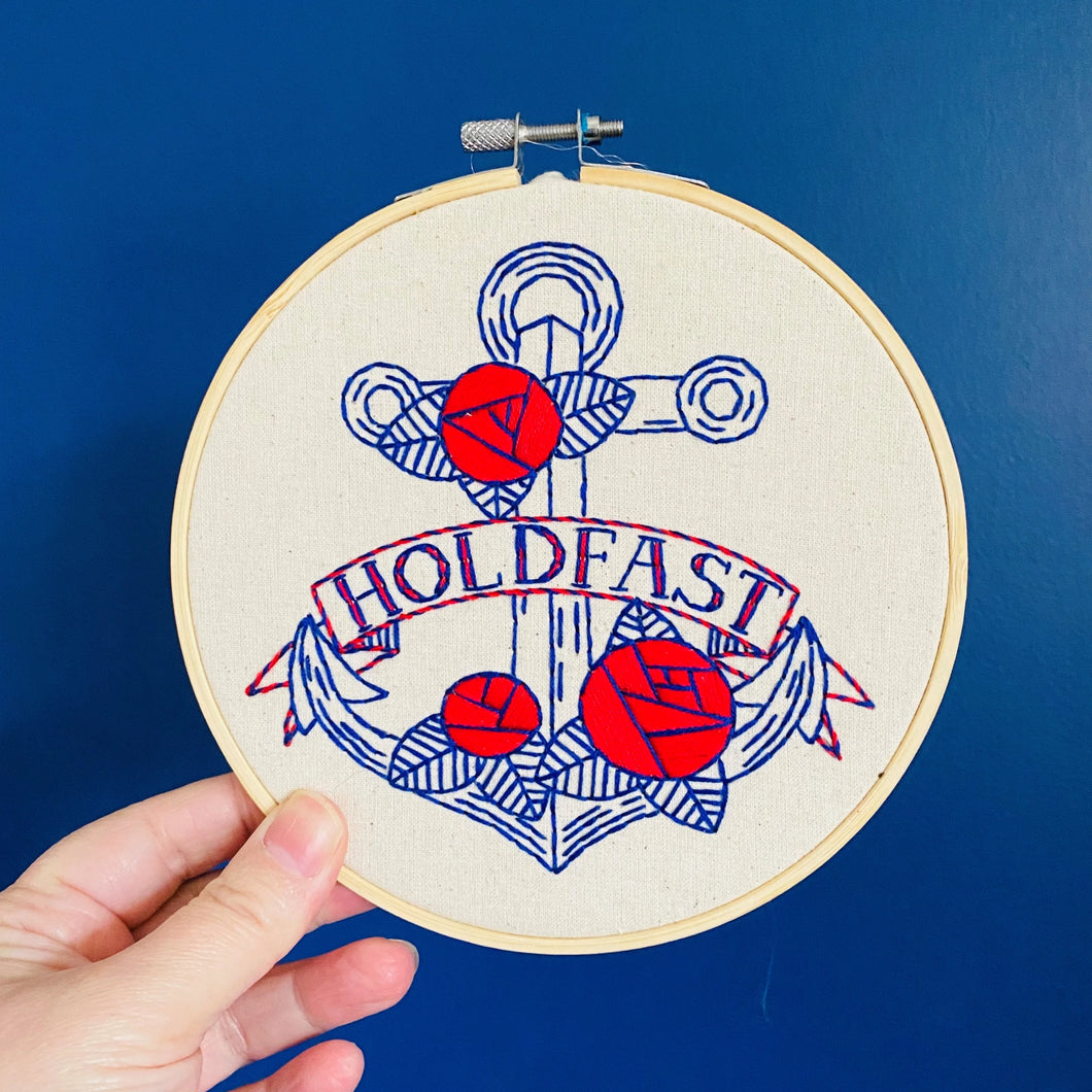 NEW! HOLDFAST - COMPLETE EMBROIDERY KIT