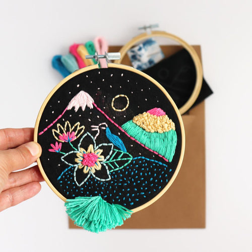 Winter Bliss Embroidery Kit by Creative Journeys