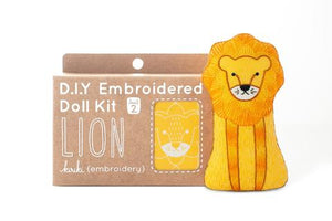 Lion - Embroidery Kit (Level 2)