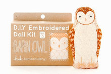 Load image into Gallery viewer, Barn Owl - Embroidery Kit (Level 3)