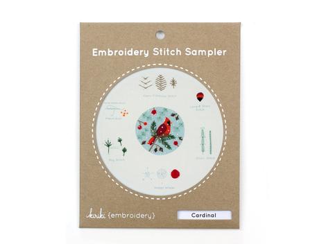Cardinal - Embroidery Stitch Sampler