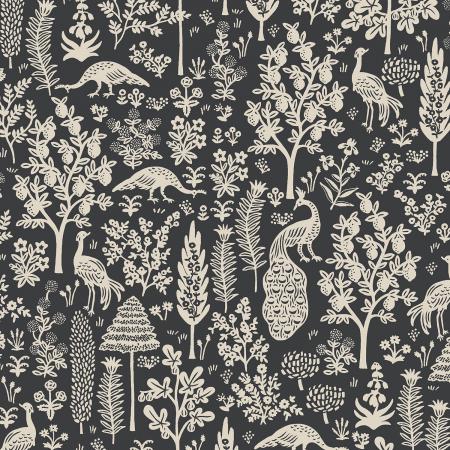 Camont by Rifle Paper Co. - 1/4 Meter - Menagerie Silhouette - Black