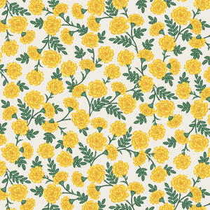 Bramble by Rifle Paper Co. - 1/4 Meter - Dianthus - Yellow
