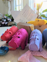 Load image into Gallery viewer, House Hippo Hand Sewing Felt Kit - Rita Van Tassel Studio