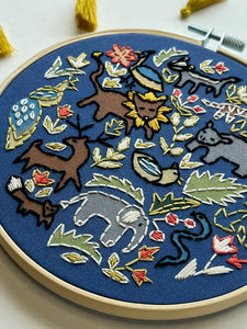 NEW! Wildlife Embroidery Kit